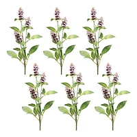 29.5" Purple Buddleia Floral Stems, 6ct.