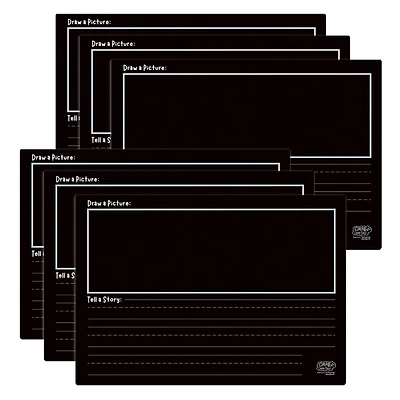 The Pencil Grip Draw a Picture Reusable Activity Playmats, 6ct.