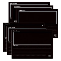 The Pencil Grip Draw a Picture Reusable Activity Playmats, 6ct.