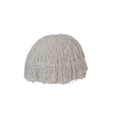 Hello Honey® 12" Cream Cirrus Cotton String Orb Pillow