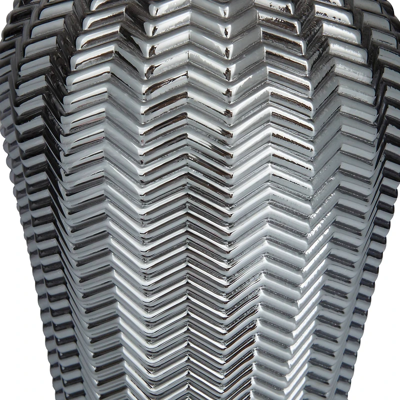 Black Linen Contemporary Table Lamp, 25" x 17" x 15"