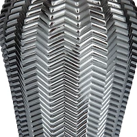 Black Linen Contemporary Table Lamp, 25" x 17" x 15"