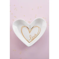Kate Aspen® Heart Shaped Trinket Dish Favor, 6ct.
