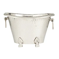 The Novogratz 14" Silver Aluminum Traditional Wine Holder