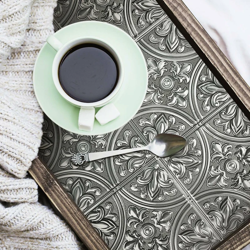 RoomMates Silver Tin Peel & Stick Tile Backsplash StickTiles®