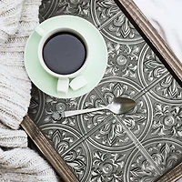 RoomMates Silver Tin Peel & Stick Tile Backsplash StickTiles®