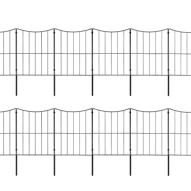 NEX™ 24" Black Lower Arc Garden Fence, 25ct.