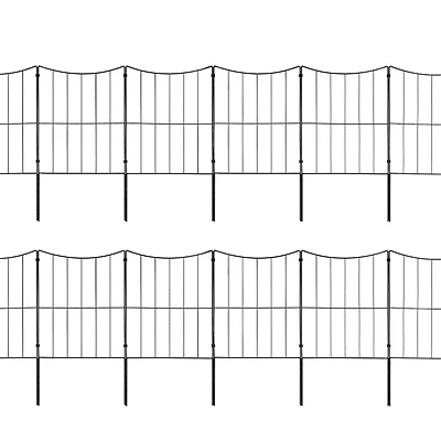 NEX™ 24" Black Lower Arc Garden Fence, 25ct.