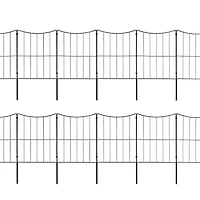 NEX™ 24" Black Lower Arc Garden Fence, 25ct.