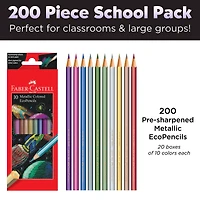 Faber-Castell® Metallic EcoPencil School Pack
