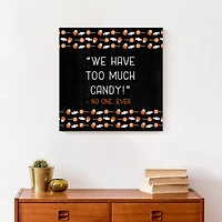 Too Much Candy Canvas Wall Art