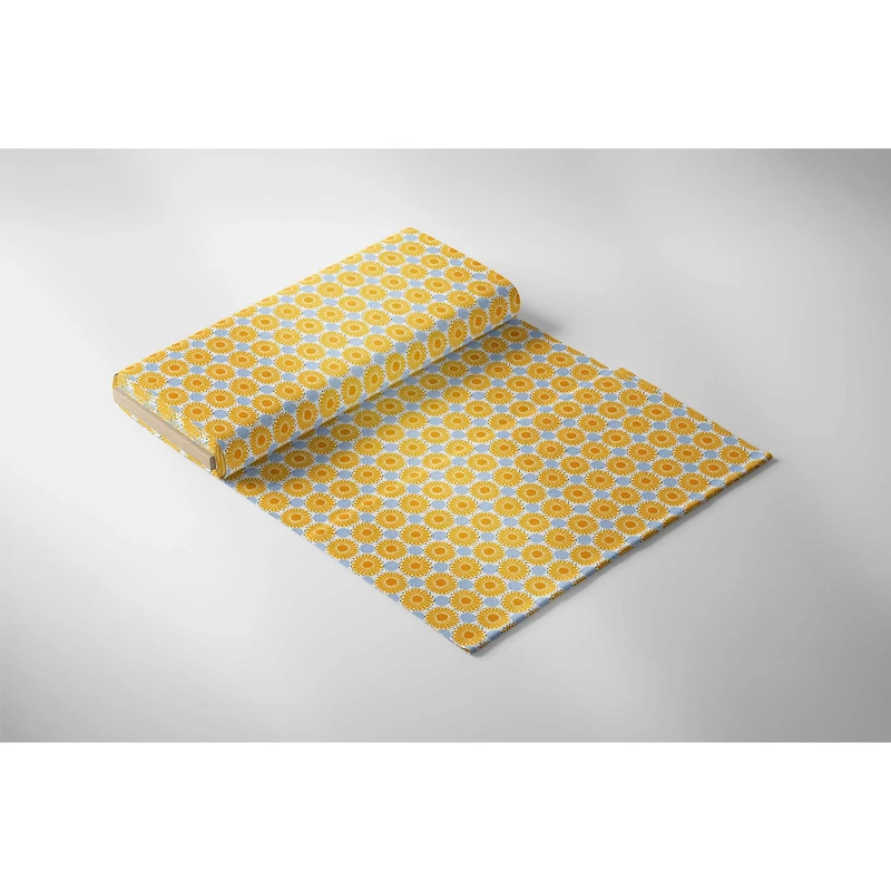 Emma & Mila® Sunflowers Cotton Fabric By The Yard, 8yd. Bolt