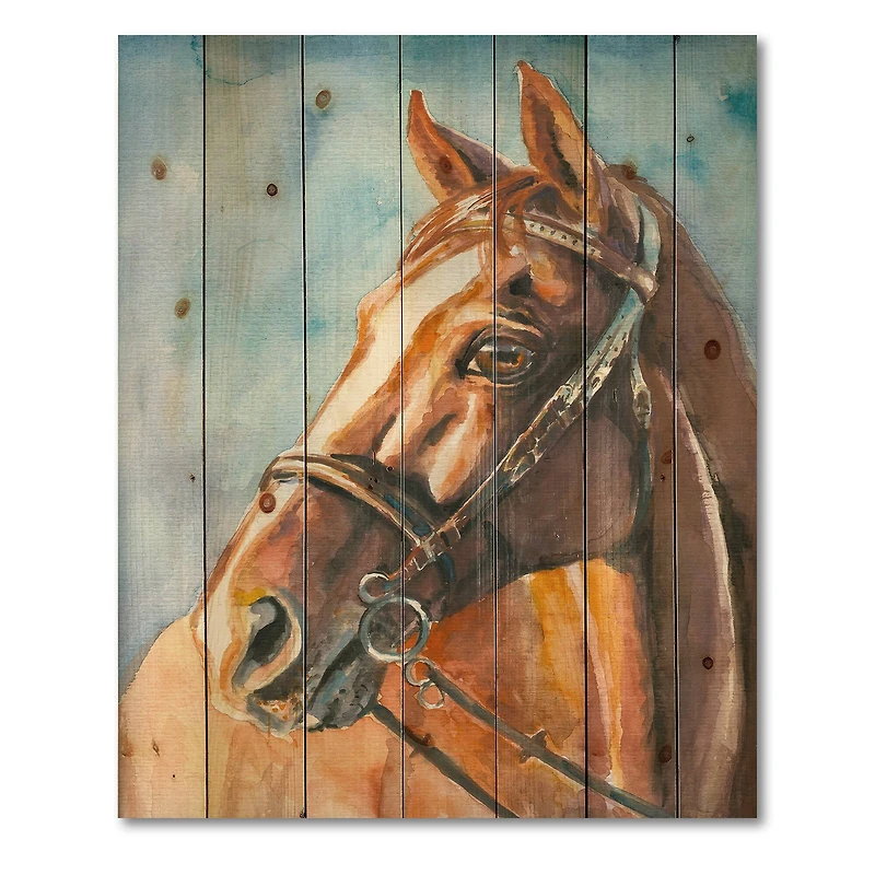 Designart - Portrait of A Brown Horse