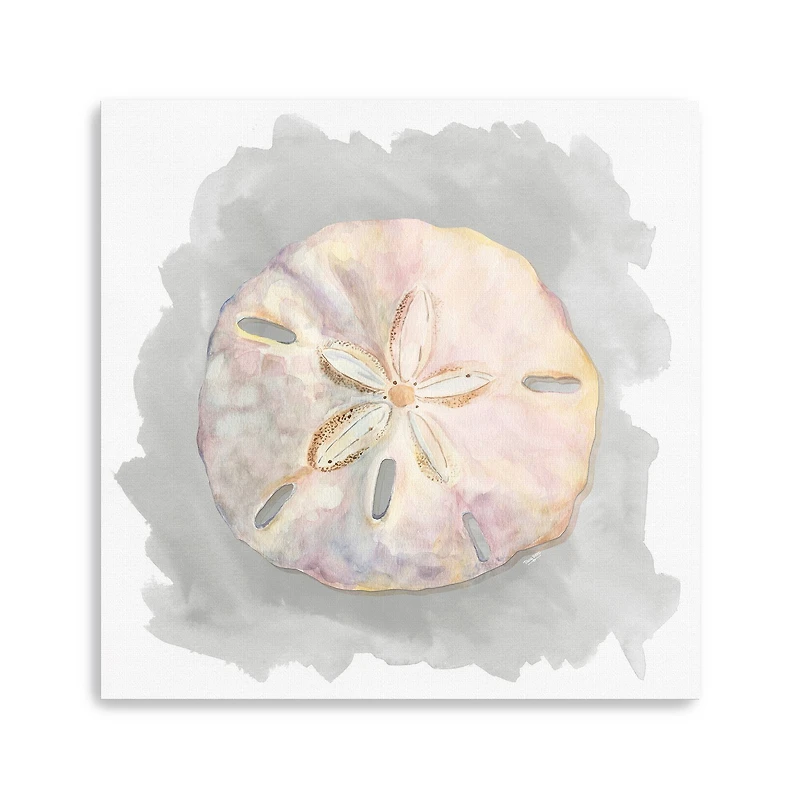 Shells On Grey IV Canvas Giclee