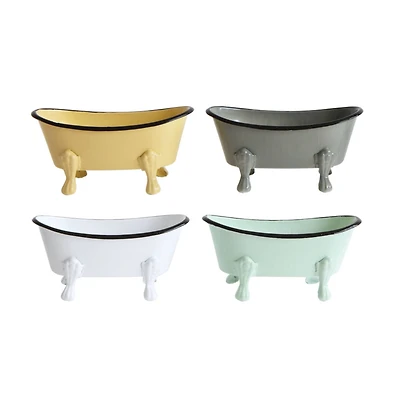Hello Honey® Metal Bathtub Soap Dishes Set