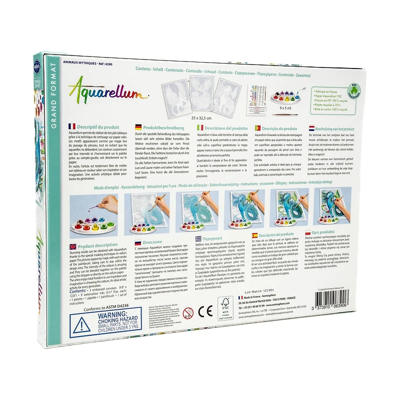 Aquarellum Large - Mythical Animals