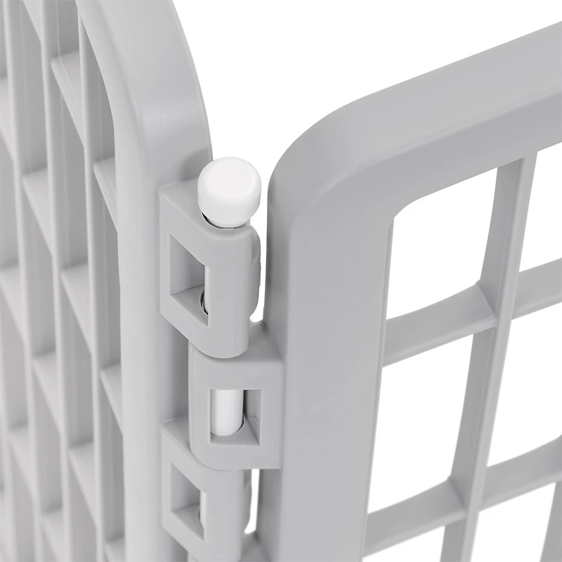 IRIS® Gray 4-Panel Pet Playpen with Door