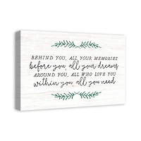 All You Need 24" x 16" Canvas Wall Art