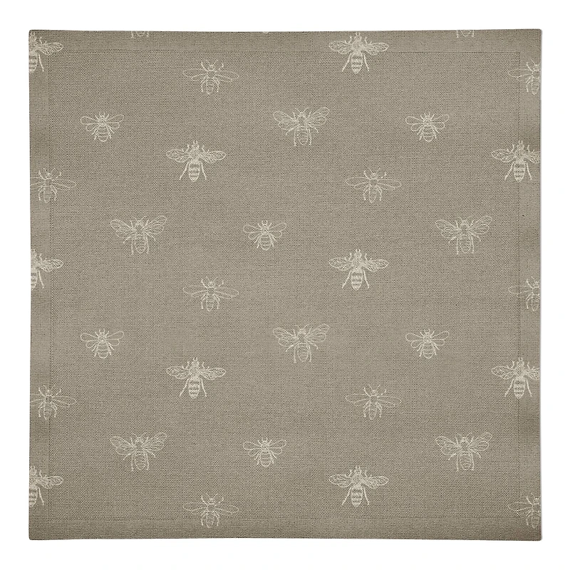 Delicate Bee Pattern Cotton Twill Napkin