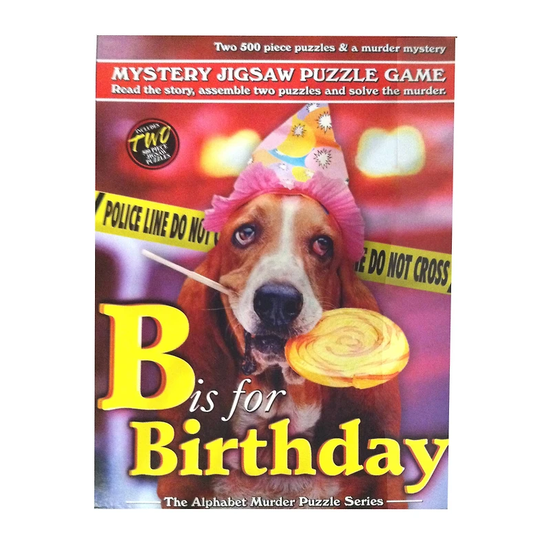B is for Birthday Murder Mystery Jigsaw Puzzle: 1000 Pcs