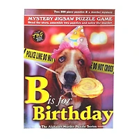 B is for Birthday Murder Mystery Jigsaw Puzzle: 1000 Pcs