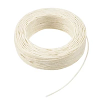 White Waxed Linen Cord by Bead Landing™