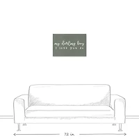 My Darling Boy 24" x 16" Canvas Wall Art