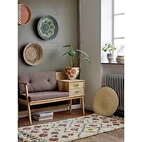 Hello Honey® 9" White & Brown Polka Dot Terra Cotta Pot