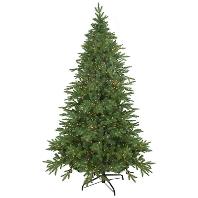 7.5ft. Pre-Lit Real Touch™ Birch River Fir Artificial Christmas Tree, Clear Lights