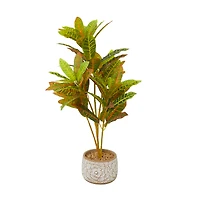 2.5ft. Potted Bohemian Banyan Tree Artificial Foliage