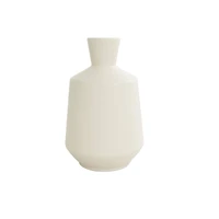 7.5" Cream Ceramic Minimalistic Vase