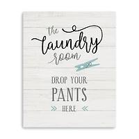 Drop Your Pants Canvas Giclee