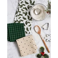 DII® Assorted Holiday Greenery Dishtowel Set