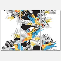 Designart - Minimal Fluid Shapes In Bauhaus Memphis Style