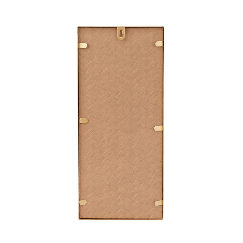 CosmoLiving by Cosmopolitan Gold Metal Modern Wall Sconce