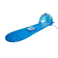 Pool Central 16ft. Blue & White Inflatable Ice Breaker Lawn Water Slide