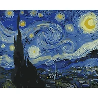 Winnie's Picks Starry Night Adult Paint by Numbers Kit