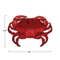Hello Honey® 8.5" Red Crab Decorative Cast Iron Dish