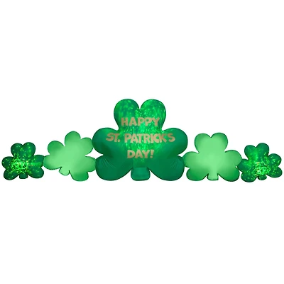 10ft. Airblown® Inflatable Projection Kaleidoscope St. Patrick's Day Cluster of Clovers Collection Scene