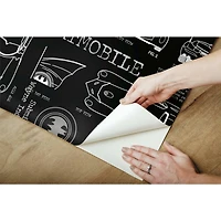 RoomMates Batmobile Blueprint Peel & Stick Wallpaper