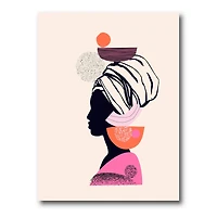 Designart - Ethnic Portrait of African American Woman
