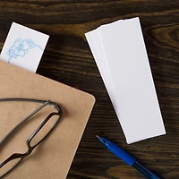 12 Packs: 50 ct. (600 total) White Paper Bookmarks by Recollections™