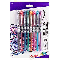 Pentel Arts® Slicci® 0.25mm Extra Fine 8 Gel Pen Set
