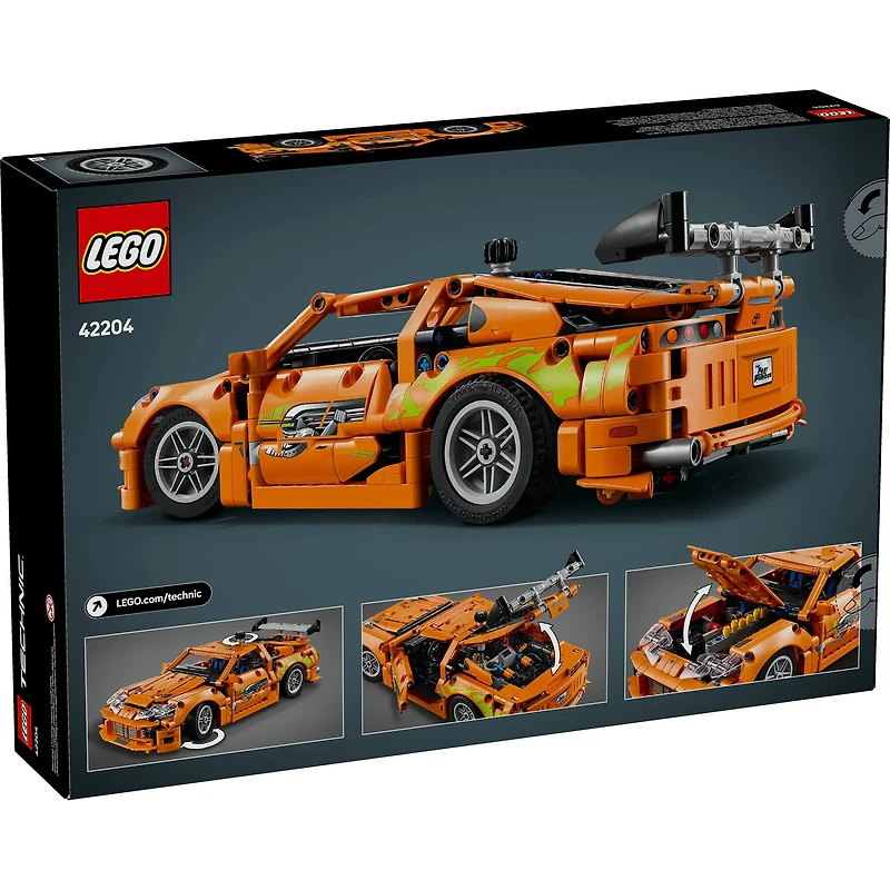 LEGO® Technic™ Fast and Furious Toyota Supra MK4 Toy Car Model Kit 42204