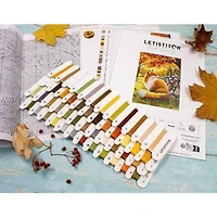 LetiStitch A Friend for Little Fox Counted Cross Stitch Kit