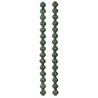 12 Pack: Patina Metal Lantern Beads, 8mm by Bead Landing™
