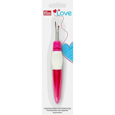 Prym® Love 6" Pink Seam Ripper with Protective Cap