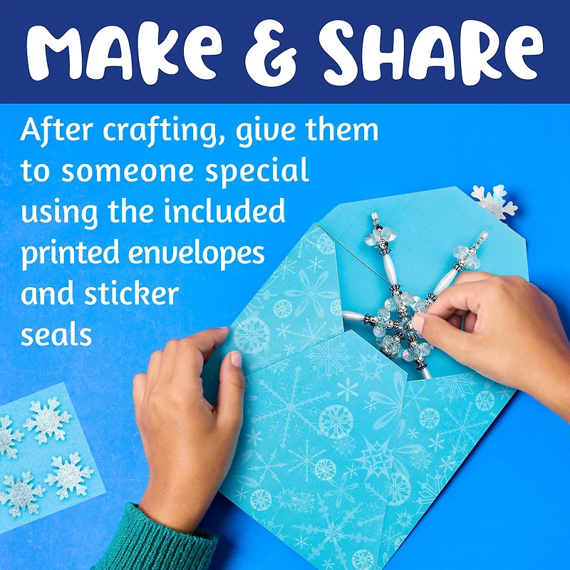 Creativity for Kids® Beaded Snowflake Ornaments