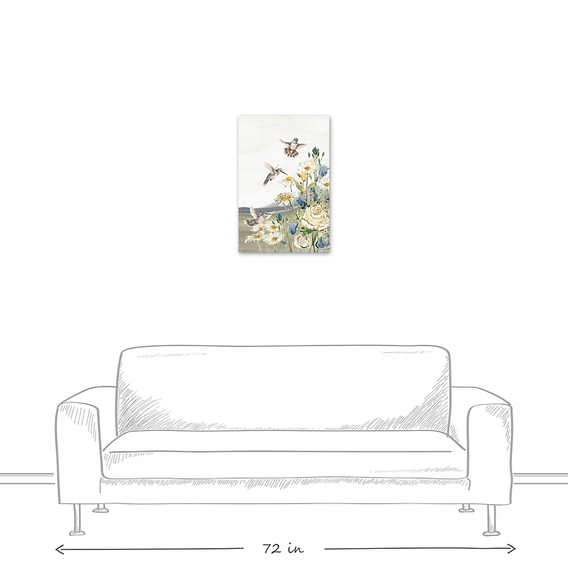 Hummingbird Haven 16" x 24" Canvas Wall Art