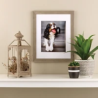 Home 8" x 10" Gray Frame with Mat by Studio Décor®